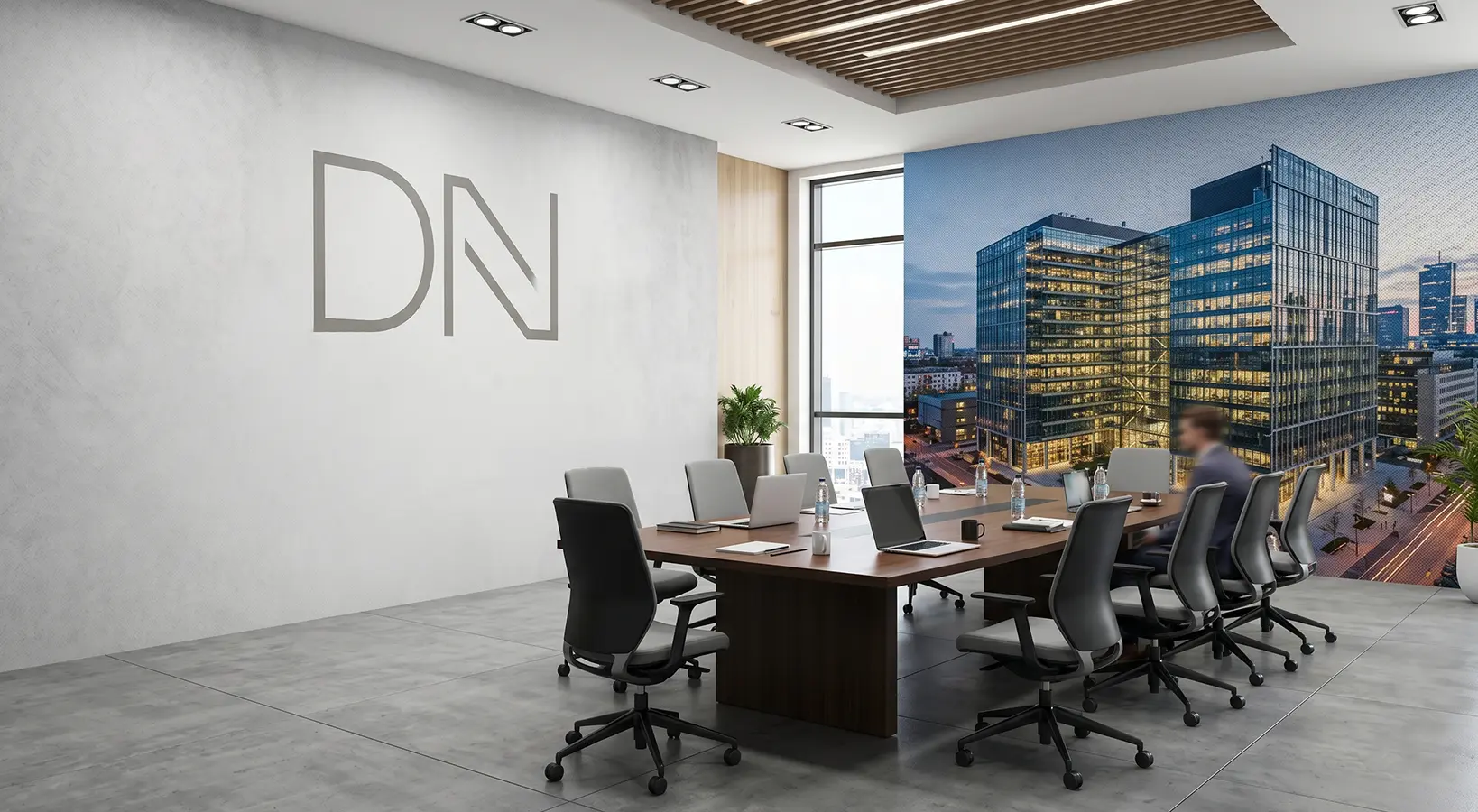 egyedi tapéta - fotóposzter irodában